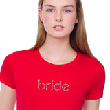 Rhinestone Bride T-Shirt Broken Arrow Wedding Tee