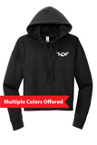 North Liberty NLXF Embroidery - Ladies Crop Hooded Fleece