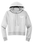 North Liberty NLXF Embroidery - Ladies Crop Hooded Fleece