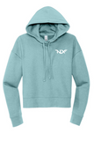 North Liberty NLXF Embroidery - Ladies Crop Hooded Fleece