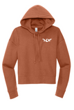 North Liberty NLXF Embroidery - Ladies Crop Hooded Fleece