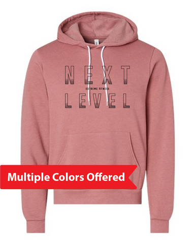 North Liberty NLXF Faded Lines - Unisex Midweight Sponge Fleece Hooded Sweatshirt