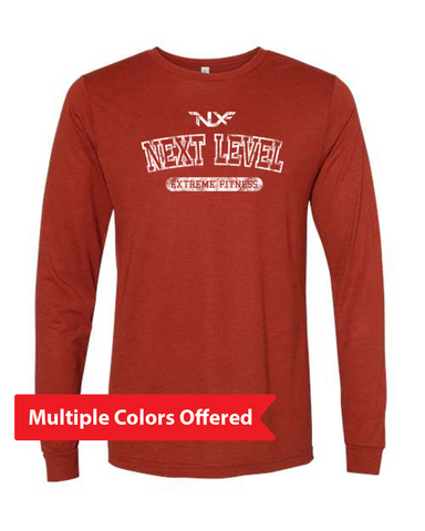 North Liberty NLXF Distressed - Unisex Triblend Long Sleeve T-Shirt