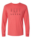 North Liberty NLXF Faded Lines - Unisex Triblend Long Sleeve T-Shirt
