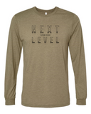 North Liberty NLXF Faded Lines - Unisex Triblend Long Sleeve T-Shirt