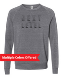 North Liberty NLXF Faded Lines - Unisex Eco Fleece Crewneck