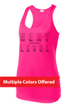 North Liberty NLXF Faded Lines - Ladies Moisture Wicking Racerback Tank