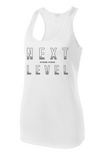 North Liberty NLXF Faded Lines - Ladies Moisture Wicking Racerback Tank