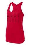 North Liberty NLXF Faded Lines - Ladies Moisture Wicking Racerback Tank