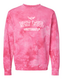 North Liberty NLXF Distressed - Unisex Tie Dye Crewneck Sweatshirt