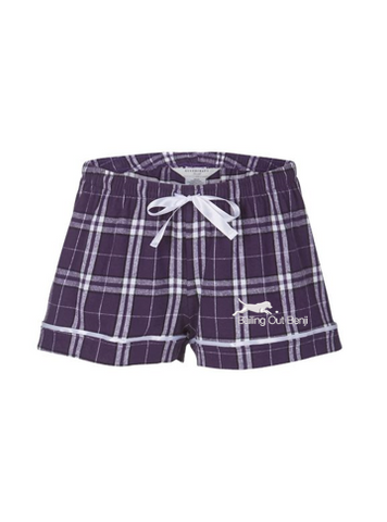 Bailing Out Benji - Ladies Flannel Shorts