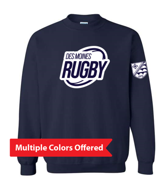 Des Moines Rugby - Unisex Crewneck Sweatshirt (Ball)