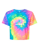 North Liberty NLXF Distressed - Ladies Tie-Dyed Crop T-Shirt