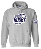 Des Moines Rugby - Unisex Hooded Sweatshirt (Ball)