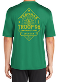 Troop 96 - Camp Mitigwa 100% Polyester Moisture Wicking Tee (Youth & Adult)