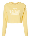 North Liberty NLXF Distressed - Ladies Crop Crewneck Fleece