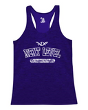 North Liberty NLXF Distressed - Ladies Tonal Racerback Tank