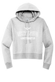 North Liberty NLXF Distressed - Ladies Crop Hooded Fleece