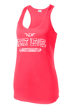 North Liberty NLXF Distressed - Ladies Moisture Wicking Racerback Tank
