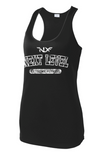 North Liberty NLXF Distressed - Ladies Moisture Wicking Racerback Tank