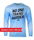 North Liberty NLXF No One Trains - Unisex Mirage  Performance Long Sleeve