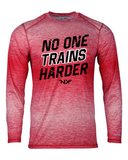 North Liberty NLXF No One Trains - Unisex Mirage  Performance Long Sleeve