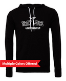 North Liberty NLXF Distressed - Unisex Midweight Sponge Fleece Hooded Sweatshirt