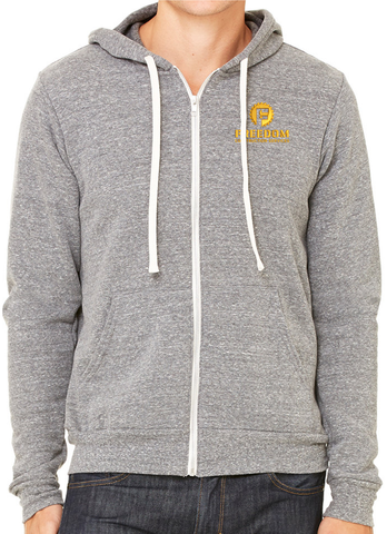 Freedom Construction - Unisex Full Zip Hooded Sweatshirt