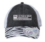 FDA - Women's Fashion Print Cap with Ponytail Opening