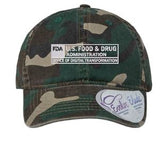 FDA - Women's Fashion Print Cap with Ponytail Opening