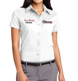 SCCA Ladies Short Sleeve Button Down Shirt