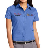 SCCA Ladies Short Sleeve Button Down Shirt