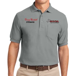 Mens SCCA Short Sleeve Polo