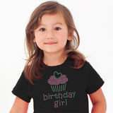 Birthday Girl Kids Rhinestone T-Shirt Broken Arrow