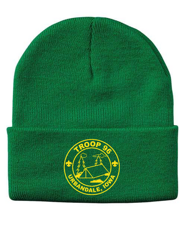 Troop 96 - Embroidered Cuffed Beanie