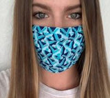 Helen Jon 2-Poly Stretch Fabric Fashion Face Mask
