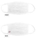 2-Ply Cotton Pleated Jersey Mavrick Comfort USA- Made Face Mask