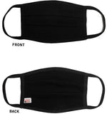2-Ply Cotton Pleated Jersey Mavrick Comfort USA- Made Face Mask
