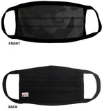 2-Ply Cotton Pleated Jersey Mavrick Comfort USA- Made Face Mask