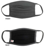 2-Ply Cotton Pleated Jersey Mavrick Comfort USA- Made Face Mask