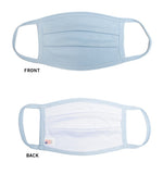 2-Ply Cotton Pleated Jersey Mavrick Comfort USA- Made Face Mask