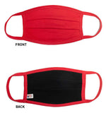 2-Ply Cotton Pleated Jersey Mavrick Comfort USA- Made Face Mask