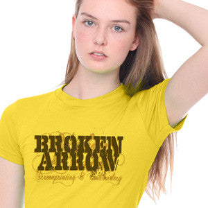 Broken Arrow T-Shirt Digital Printing American Apparel
