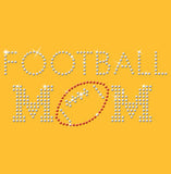 Football Mom T-Shirt Rhinestones Broken Arrow Bling