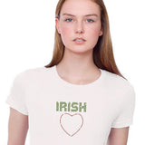 Rhinestone Irish Love T-Shirt Broken Arrow St. Patricks Day
