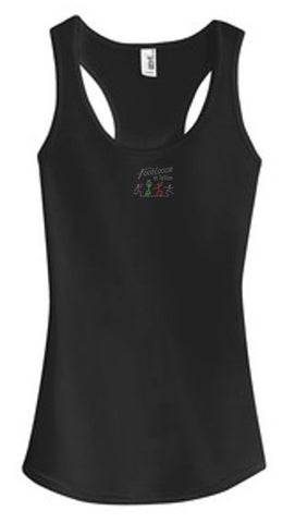 Footloose in Tellico Raceback Tank Top